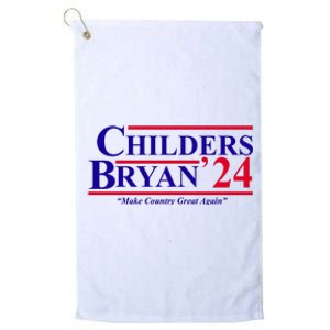 Childers Bryan 2024 Make Country Great Again Platinum Collection Golf Towel