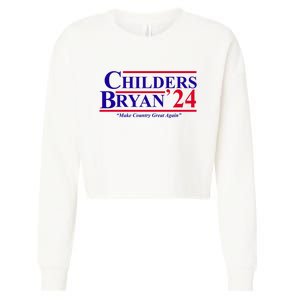 Childers Bryan 2024 Make Country Great Again Cropped Pullover Crew