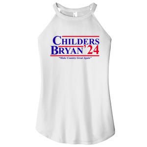 Childers Bryan 2024 Make Country Great Again Women's Perfect Tri Rocker Tank