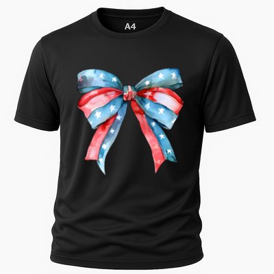 Coquette Bow 4th Of July Independence Day Performance Shirt
