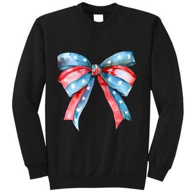 Coquette Bow 4th Of July Independence Day Sweatshirt
