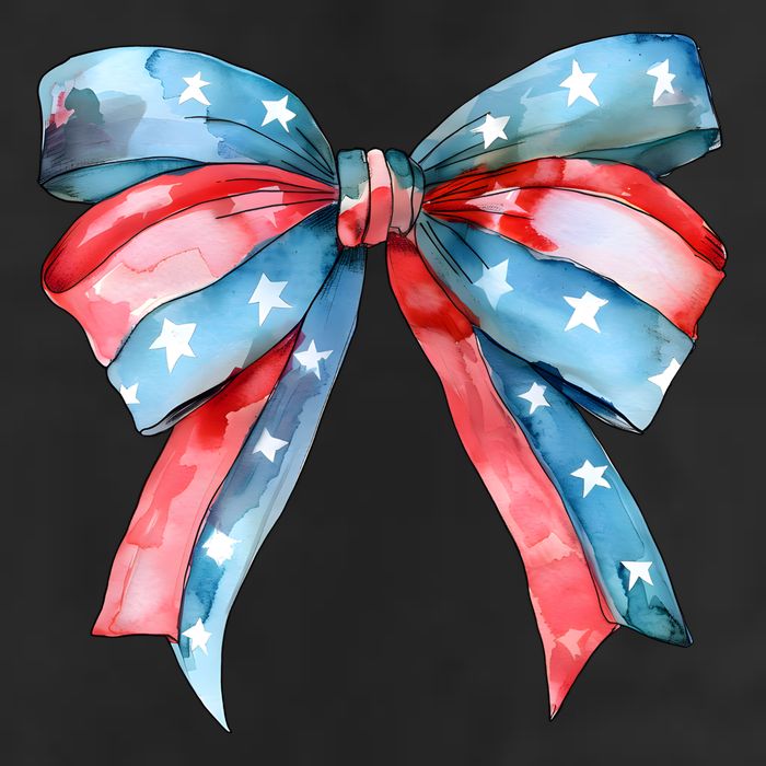 Coquette Bow 4th Of July Independence Day Adult Drive Performance Visor