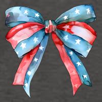 Coquette Bow 4th Of July Independence Day Vector Backpack