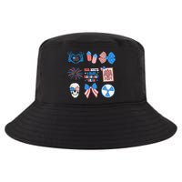 Coquette Bow 4th Of July Radiology Department X-Ray Rad Cool Comfort Performance Bucket Hat