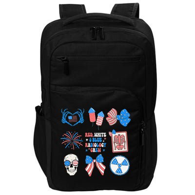 Coquette Bow 4th Of July Radiology Department X-Ray Rad Impact Tech Backpack