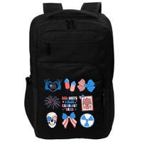 Coquette Bow 4th Of July Radiology Department X-Ray Rad Impact Tech Backpack