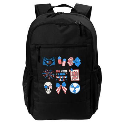 Coquette Bow 4th Of July Radiology Department X-Ray Rad Backpack