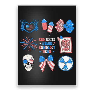 Coquette Bow 4th Of July Radiology Department X-Ray Rad Poster