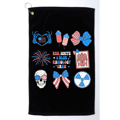 Coquette Bow 4th Of July Radiology Department X-Ray Rad Golf Towel