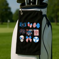 Coquette Bow 4th Of July Radiology Department X-Ray Rad Golf Towel