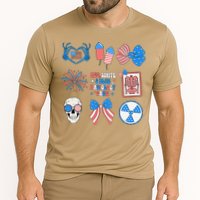Coquette Bow 4th Of July Radiology Department X-Ray Rad Cooling Performance Crew T-Shirt