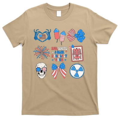 Coquette Bow 4th Of July Radiology Department X-Ray Rad T-Shirt