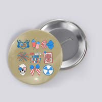 Coquette Bow 4th Of July Radiology Department X-Ray Rad Button