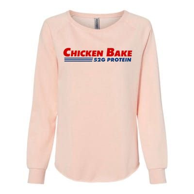 Chicken Bake 52g Protein Womens California Wash Sweatshirt