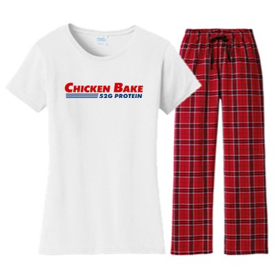 Chicken Bake 52g Protein Women's Flannel Pajama Set