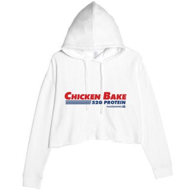 Chicken Bake 52g Protein Crop Fleece Hoodie