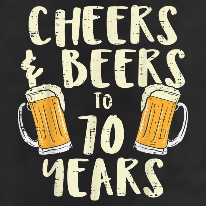  Cheers Beers 70 Years Old 70th Birthday Drinking Gift  Hat