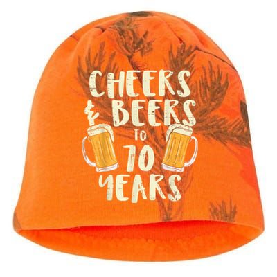  Cheers Beers 70 Years Old 70th Birthday Drinking Gift  Kati - Camo Knit Beanie