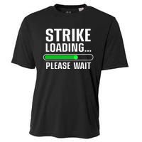 Cool Bowling Art Bowler Bowling Player Cooling Performance Crew T-Shirt