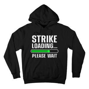 Cool Bowling Art Bowler Bowling Player Tall Hoodie