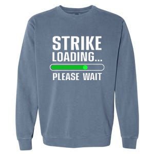 Cool Bowling Art Bowler Bowling Player Garment-Dyed Sweatshirt