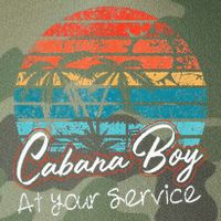 CABANA BOY AT YOUR SERVICE POOL PARTY BOY BARTENDER FUNNY Legacy Tie Dye Trucker Hat