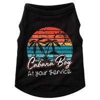 CABANA BOY AT YOUR SERVICE POOL PARTY BOY BARTENDER FUNNY Doggie Tank