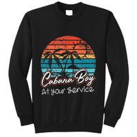 CABANA BOY AT YOUR SERVICE POOL PARTY BOY BARTENDER FUNNY Sweatshirt