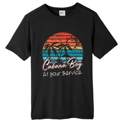 CABANA BOY AT YOUR SERVICE POOL PARTY BOY BARTENDER FUNNY Tall Fusion ChromaSoft Performance T-Shirt