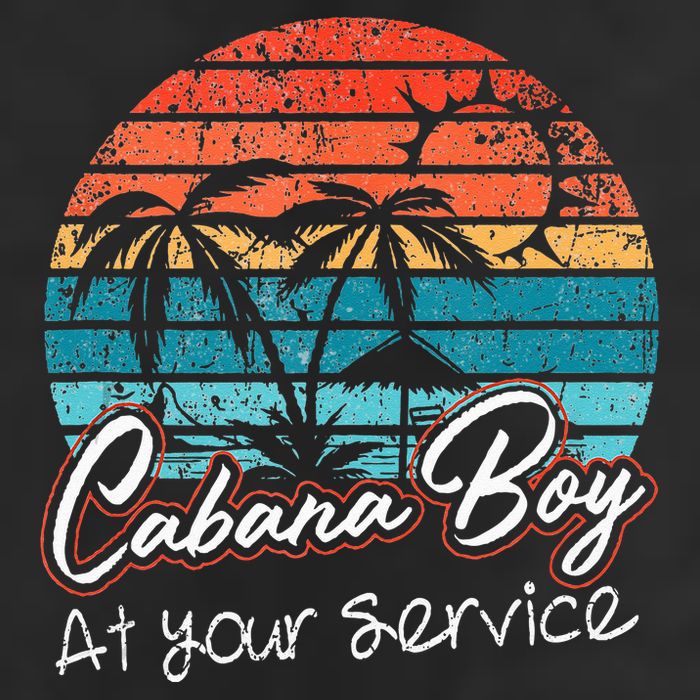 CABANA BOY AT YOUR SERVICE POOL PARTY BOY BARTENDER FUNNY 15oz Campfire Ceramic Mug
