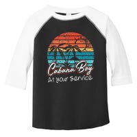 CABANA BOY AT YOUR SERVICE POOL PARTY BOY BARTENDER FUNNY Toddler Fine Jersey T-Shirt