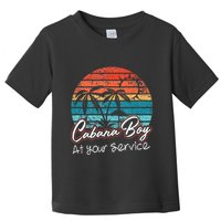 CABANA BOY AT YOUR SERVICE POOL PARTY BOY BARTENDER FUNNY Toddler T-Shirt