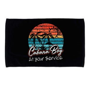 CABANA BOY AT YOUR SERVICE POOL PARTY BOY BARTENDER FUNNY Microfiber Hand Towel