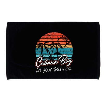CABANA BOY AT YOUR SERVICE POOL PARTY BOY BARTENDER FUNNY Microfiber Hand Towel