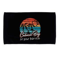 CABANA BOY AT YOUR SERVICE POOL PARTY BOY BARTENDER FUNNY Microfiber Hand Towel