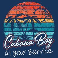CABANA BOY AT YOUR SERVICE POOL PARTY BOY BARTENDER FUNNY Infant Baby Jersey Bodysuit