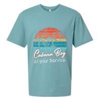 CABANA BOY AT YOUR SERVICE POOL PARTY BOY BARTENDER FUNNY Sueded Cloud Jersey T-Shirt