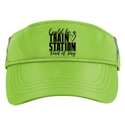 Could Be A Train Station Kind Of Day Adult Drive Performance Visor