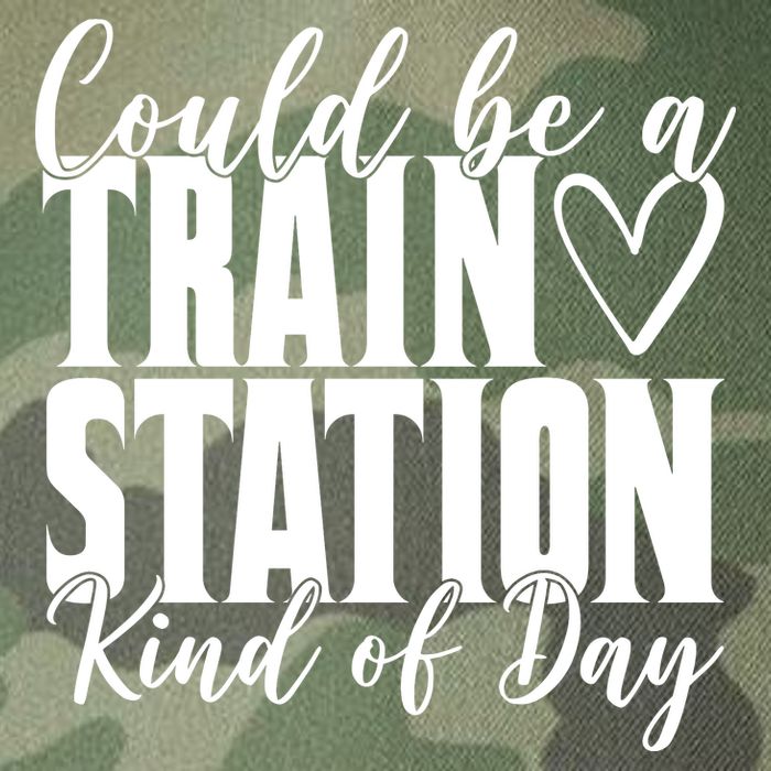 Could Be A Train Station Kind Of Day Legacy Tie Dye Trucker Hat