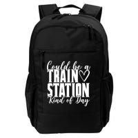 Could Be A Train Station Kind Of Day Backpack