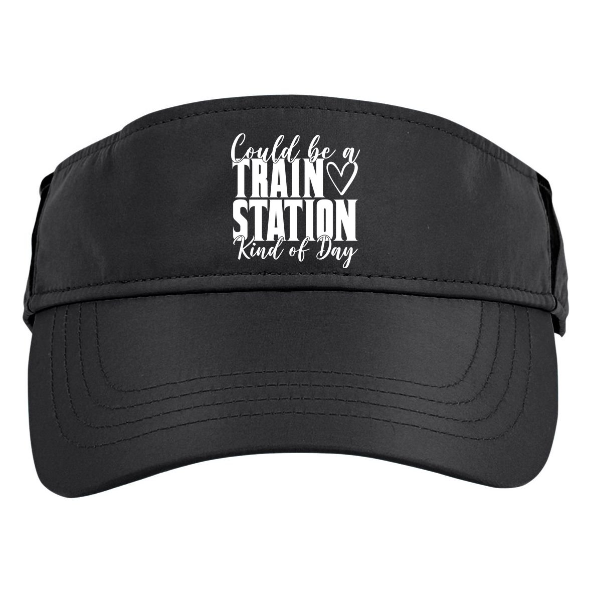 Could Be A Train Station Kind Of Day Adult Drive Performance Visor