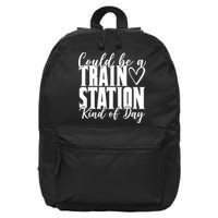 Could Be A Train Station Kind Of Day 16 in Basic Backpack