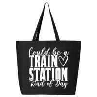 Could Be A Train Station Kind Of Day 25L Jumbo Tote
