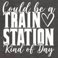 Could Be A Train Station Kind Of Day Vector Backpack