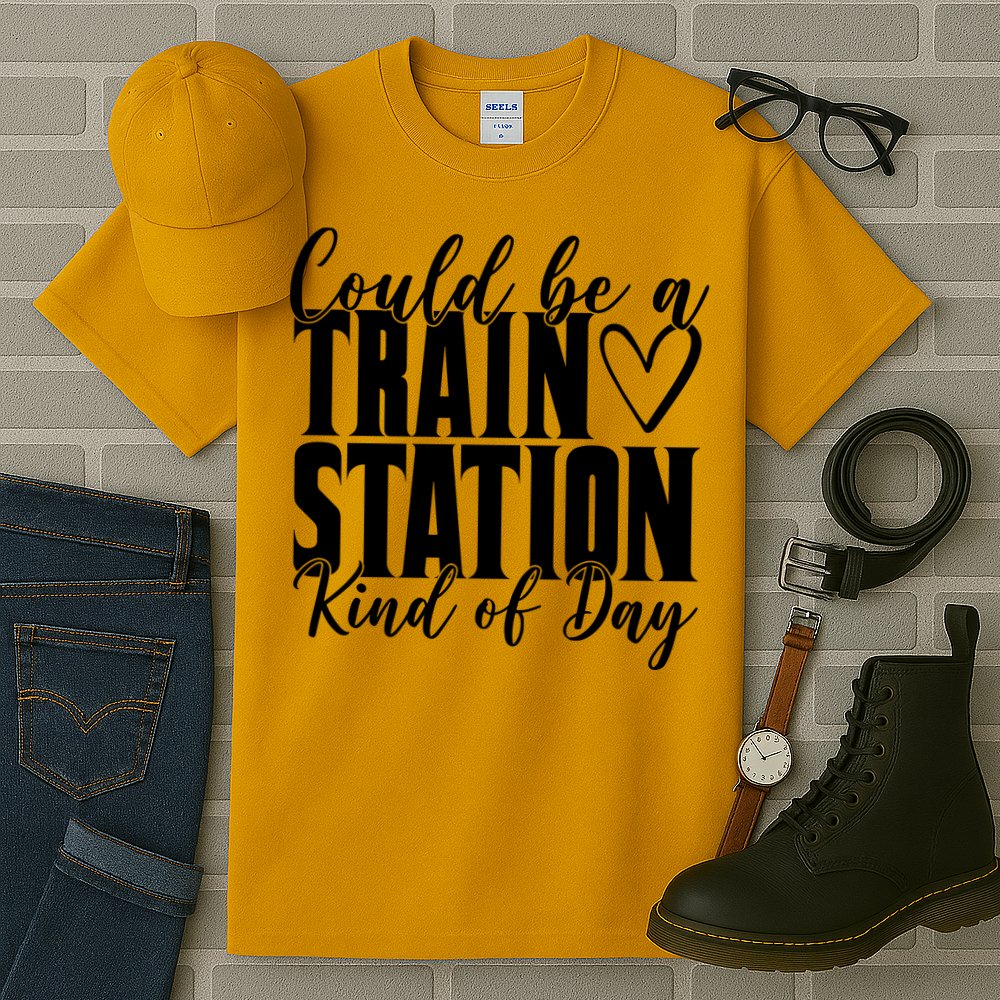 Could Be A Train Station Kind Of Day Tall T-Shirt