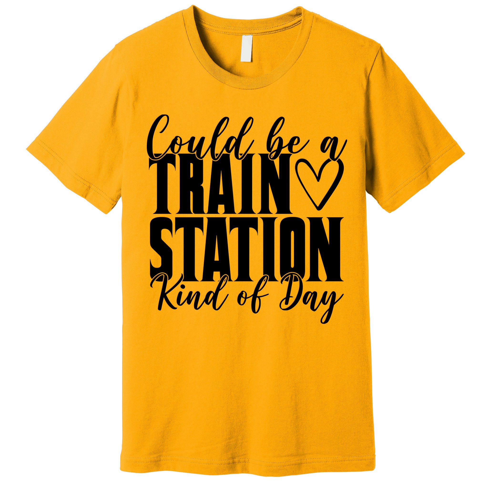 Could Be A Train Station Kind Of Day Premium T-Shirt
