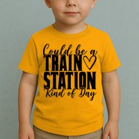 Could Be A Train Station Kind Of Day Toddler T-Shirt