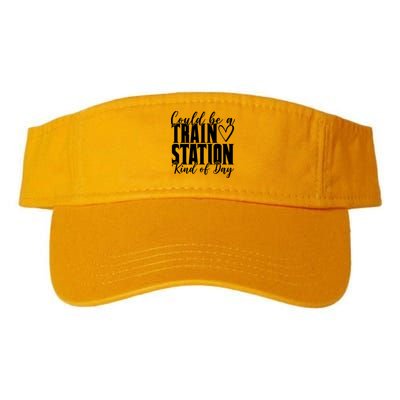 Could Be A Train Station Kind Of Day Visor