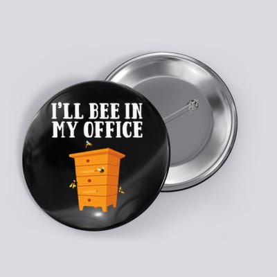 Cool Beekeeper Art Beekeeping Bee Lover Honeybee Button