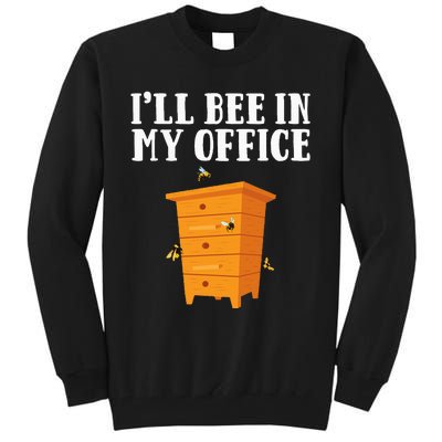 Cool Beekeeper Art Beekeeping Bee Lover Honeybee Tall Sweatshirt